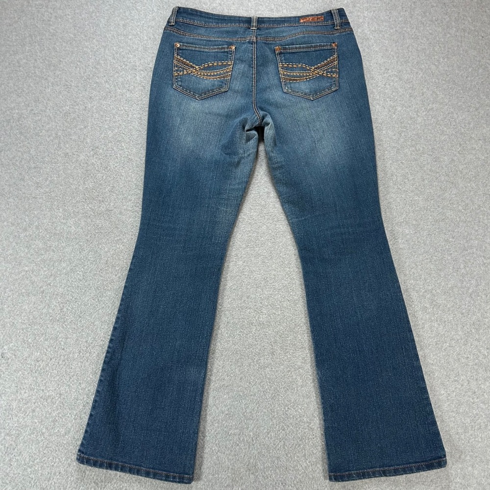 L.E.I. Jeans Ashley Women 33x30 Blue Y2K Low Rise Slim Bootcut Vintage